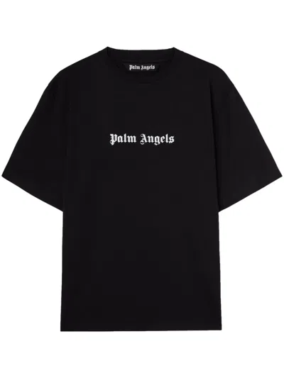 PALM ANGELS PRINTED COTTON T-SHIRT