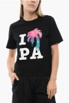 Palm Angels Printed Crewneck T-shirt