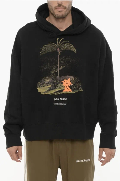 PALM ANGELS PRINTED ENZO FROM THE TROPICS HOODIE