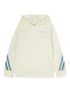Palm Angels Printed Hoodie In Neutrals