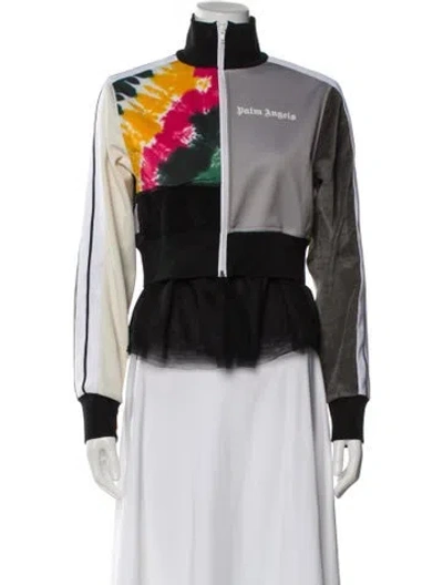 Pre-owned Palm Angels Printed Jacket In Black