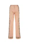 Palm Angels Jeans In Pinkoffwhite
