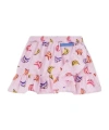 Palm Angels Printed Mini Skirt In Pink