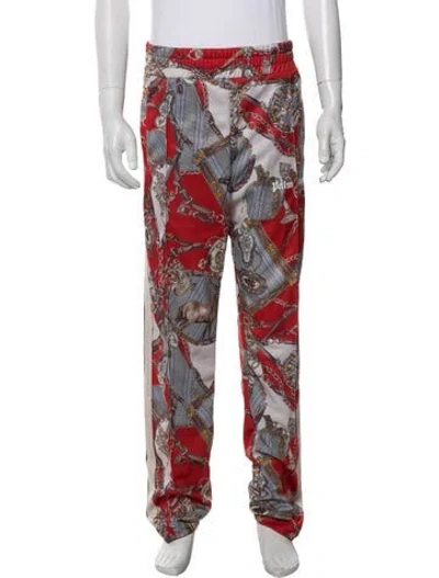 Pre-owned Palm Angels Printed Pants W/ Tags In Red