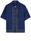 Palm Angels Paisley-print Bowling Shirt
