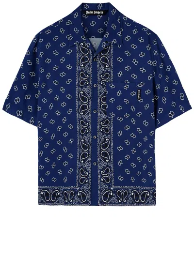 PALM ANGELS PALM ANGELS PRINTED SHORT SLEEVED SHIRT