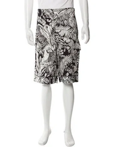 Pre-owned Palm Angels Printed Shorts W/ Tags In White