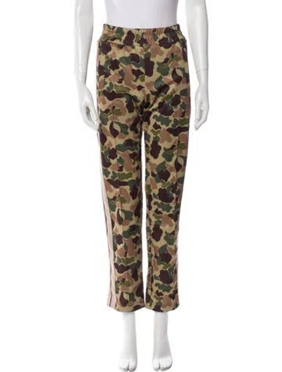 Pre-owned Palm Angels Printed Sweatpants In Green