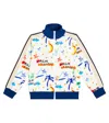 Palm Angels Printed Track Jacket In Multicoloured