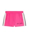 Palm Angels Printed Track Shorts In 粉色