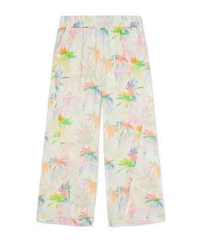 Palm Angels Printed Trousers In White