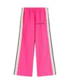 Palm Angels Printed Wide-leg Sweatpants In Pink