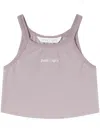 Palm Angels Logo Printed Short Vest