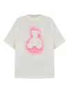 Palm Angels Ivory Cotton T-shirt