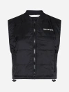 PALM ANGELS QUILTED NYLON DOWN VEST