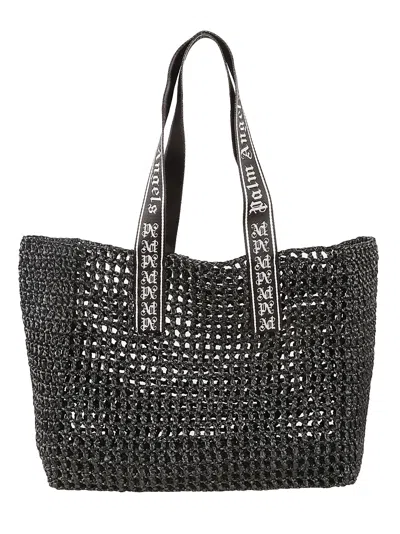 PALM ANGELS PALM ANGELS RAFFIA TOTE