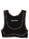 Palm Angels Black Rainbow Miami Sports Top