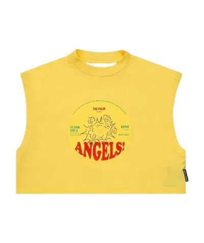 Palm Angels Record-print T-shirt In Black