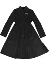 Palm Angels Recovery Windbreaker Coat In Black