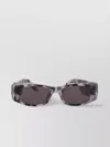 Palm Angels Rectangular Shell Frame Sunglasses
