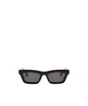 Palm Angels Rectangular Sunglasses In Black