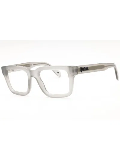 Palm Angels Rectangular Unisex Eyeglasses Style 19 In White