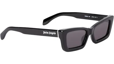 Palm Angels Redwood Grey Rectangular Unisex Sunglasses Peri092 1007 53 In Gray
