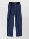PALM ANGELS RELAXED DENIM LOUNGE TROUSERS