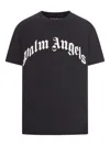 Palm Angels Relaxed-fit T-shirt With Bold Graphic Print In Black