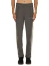 Palm Angels Relaxed Fit Jogger Pants In Gray