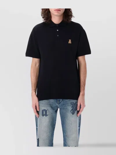PALM ANGELS REMEMBER BEAR POLO SS