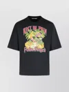 Palm Angels Rest And Relax Graphic Cotton T-shirt In Black