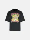 Palm Angels 'rest In Palm' Black Cotton T-shirt In Black