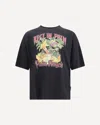 Palm Angels Rest In Palm Cotton T-shirt In Black