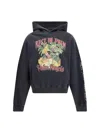 Palm Angels Rest In Palm Loose Hoodie In Black