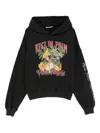 Palm Angels Rest In Palm Loose Hoodie In Black