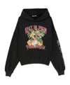 Palm Angels Rest In Palm Loose Hoodie In Black