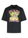 Palm Angels Rest And Relax Graphic Cotton T-shirt In Black