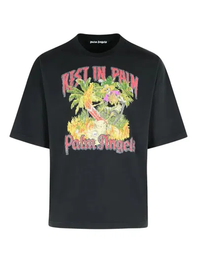 PALM ANGELS `REST IN PALM` LOOSE T-SHIRT