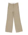 Palm Angels Reversed Waistband Chino Pant Beige  Whi In Nude