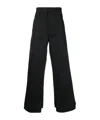 Palm Angels Reversed Waistband Chino Pant In Black
