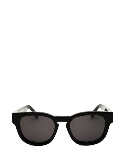 Palm Angels Riverside Round-frame Sunglasses In Black