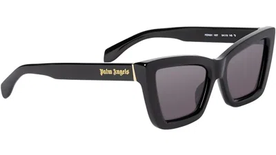 Palm Angels Roseville Grey Butterfly Unisex Sunglasses Peri091 1007 54 In Brown