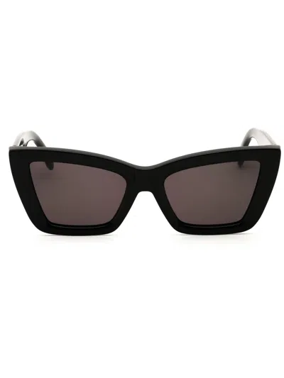 Palm Angels Roseville Cat-eye Sunglasses In Black