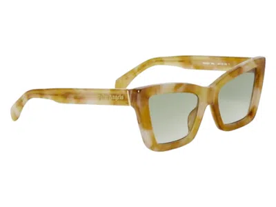 Pre-owned Palm Angels Roseville Sunglasses In Havana Gradient Green (peri091f24pla0011954)
