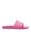 Palm Angels Round Head Slippers In Pink