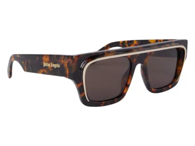 Pre-owned Palm Angels Salton Sunglasses In Havana Brown (peri061s24pla0016064)