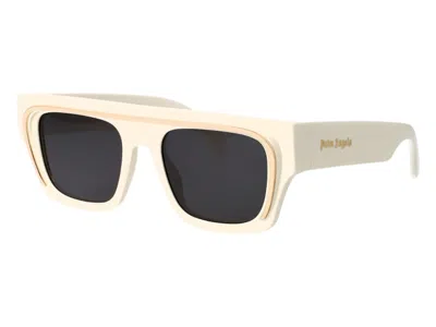 Pre-owned Palm Angels Salton Sunglasses In White Dark Grey (peri061s24pla0010107)