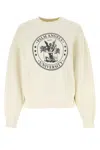 Palm Angels Cotton College Hoodie With Print In Beige O Tan