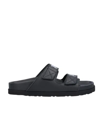 Palm Angels Sandal Black White